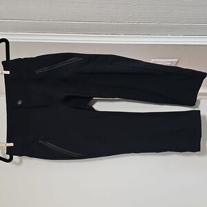 Columbia Omni-Shield Cropped Black Pants w/ Zipper Pockets Small